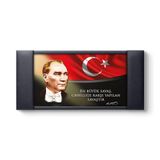 tabloshop Atatürk Kurumsal Makam Arkası Panosu 200 x 100