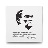 Tabloshop Atatürk Sözleri 40x40 cm Tablo