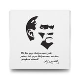Tabloshop Atatürk Sözleri 50x50 cm Tablo