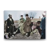 Tabloshop Atatürk ve Pehlivan Deve 75x50 cm Tablo