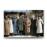 Tabloshop Atatürk Yabancı Devlet Adamları 125x80 cm Tablo