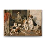 Tabloshop Av Köpekleri 100x70 cm Tablo