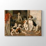 Tabloshop Av Köpekleri 75x50 cm Tablo