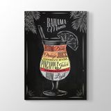 Tabloshop Bahama Mama Kokteyl Tarifi 50x75 cm Tablo