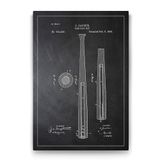 Tabloshop Beyzbol Sopası Patenti 40x60 cm Tablo