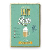 Tabloshop Caffe Latte Machiato 60x90 cm Tablo