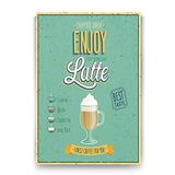 Tabloshop Caffe Latte Machiato 80x125 cm Tablo