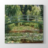 Tabloshop Claude Monet Japanese Footbridge 30x30 cm Tablo