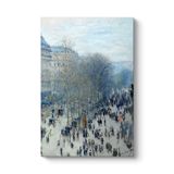 tabloshop Claude Monet - Paris Bulvarı Kanvas Tablo 50 x 75