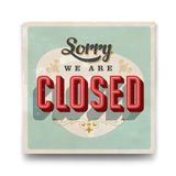 Tabloshop Closed 50x50 cm Tablo