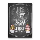 Tabloshop Cupcake Mutfak 60x90 cm Tablo