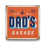 Tabloshop Dad's Garage 70x70 cm Tablo