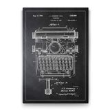 Tabloshop Daktilo Patenti 40x60 cm Tablo