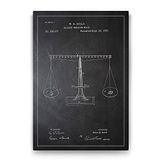 Tabloshop Denge Ölçeği Patenti 100x140 cm Tablo