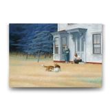 Tabloshop Edward Hopper In the woman I attempted to get the broad 100x70 cm Tablo