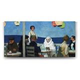 Tabloshop Edward Hopper Soir Bleu 100x50 cm Tablo