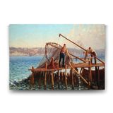 Tabloshop Fausto Zanora Balıkçılar 90x60 cm Tablo