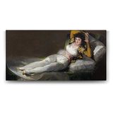 Tabloshop Francisco Goya Giyinik Maya 60x30 cm Tablo