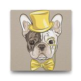 Tabloshop Fransız Bulldog 50x50 cm Tablo