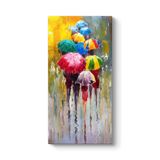 tabloshop Gökkuşağı Renkli Şemsiyeler 40 x 80