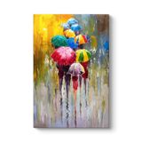 tabloshop Gökkuşağı Renkli Şemsiyeler 80 x 125