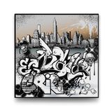 Tabloshop Graffiti New York 80x80 cm Tablo