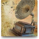 Tabloshop Gramofon 70x70 cm Tablo
