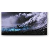 Tabloshop Hırçın Denizde Sihirli Tekne 160x80 cm Tablo