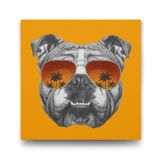 Tabloshop İngiliz Bulldog 40x40cm Tablosu