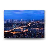 Tabloshop İstanbul Gece Köprü 100x70 cm Tablo