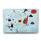Tabloshop Joan Miro Women and Birds 100x70 cm Tablo