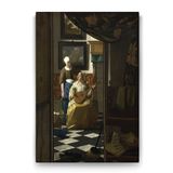 Tabloshop Johannes Vermeer The Love Letter 50x75 cm Tablo