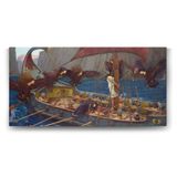 Tabloshop John William Waterhouse Ulysses and the Sirens 120x60 cm Tablo