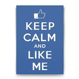 Tabloshop Keep Calm And Like Me 60x90 cm Tablo