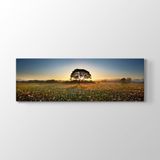Tabloshop Kır Çiçekleri Ağaç 90x30 cm Tablo