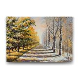 Tabloshop Kış ve Sonbahar 100x70 cm Tablo