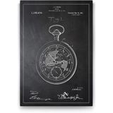 Tabloshop Köstekli Saat Patenti 70x100 cm Tablo
