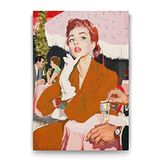 Tabloshop Küpeli Kadın 100x140 cm Tablo