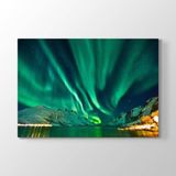 TabloShop -Kuzey Işıkları Aurora 75x50 cm Tablo