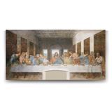 Tabloshop Leonardo da Vinci Son Akşam Yemeği 80x40 cm Tablo