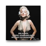 Tabloshop Marilyn Monroe Sözleri 60x60 cm Tablo