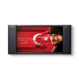 tabloshop Modern Tasarım Atatürk Deri Çerçeveli Pano 100 x 55