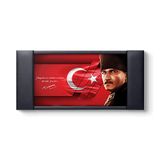 tabloshop Modern Tasarım Atatürk Deri Çerçeveli Pano 200 x 100