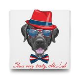 Tabloshop Mr. Labrador 80x80 cm Tablo