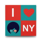 Tabloshop New York'u Seviyorum 90x90 cm Tablo
