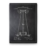 Tabloshop Nikola Tesla Patent 50x75 cm Tablo