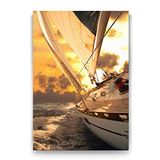 Tabloshop Okyanusta Yelkenli 80x125 cm Tablo