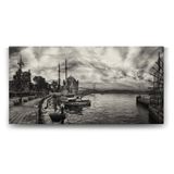 Tabloshop Ortaköy Camii Siyah Beyaz 120x60 cm Tablo