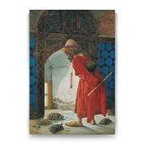 Tabloshop Osman Hamdi Bey Kaplumbağa Terbiyecisi 70x100 cm Tablo
