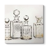 tabloshop Parfüm Şişeleri Dekoratif Tablo 90 x 90